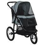 3 Wheels Pet Stroller for Small Dogs and Medium Dogs