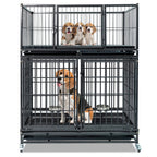 42" Stackable Dog Crate 43S+WHLP02
