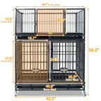 42" Stackable Dog Crate 43S+WHLP02