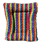 Dog Bed - Rectangle Bolstered Furvana Rainbow 'Cloud'