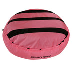 Dog Bed - Round Bolstered Armor™ 'F#ck Cancer'