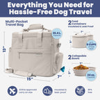 The Original Doggy Bag® Dog Travel Bag for Supplies