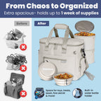 The Original Doggy Bag® Dog Travel Bag for Supplies