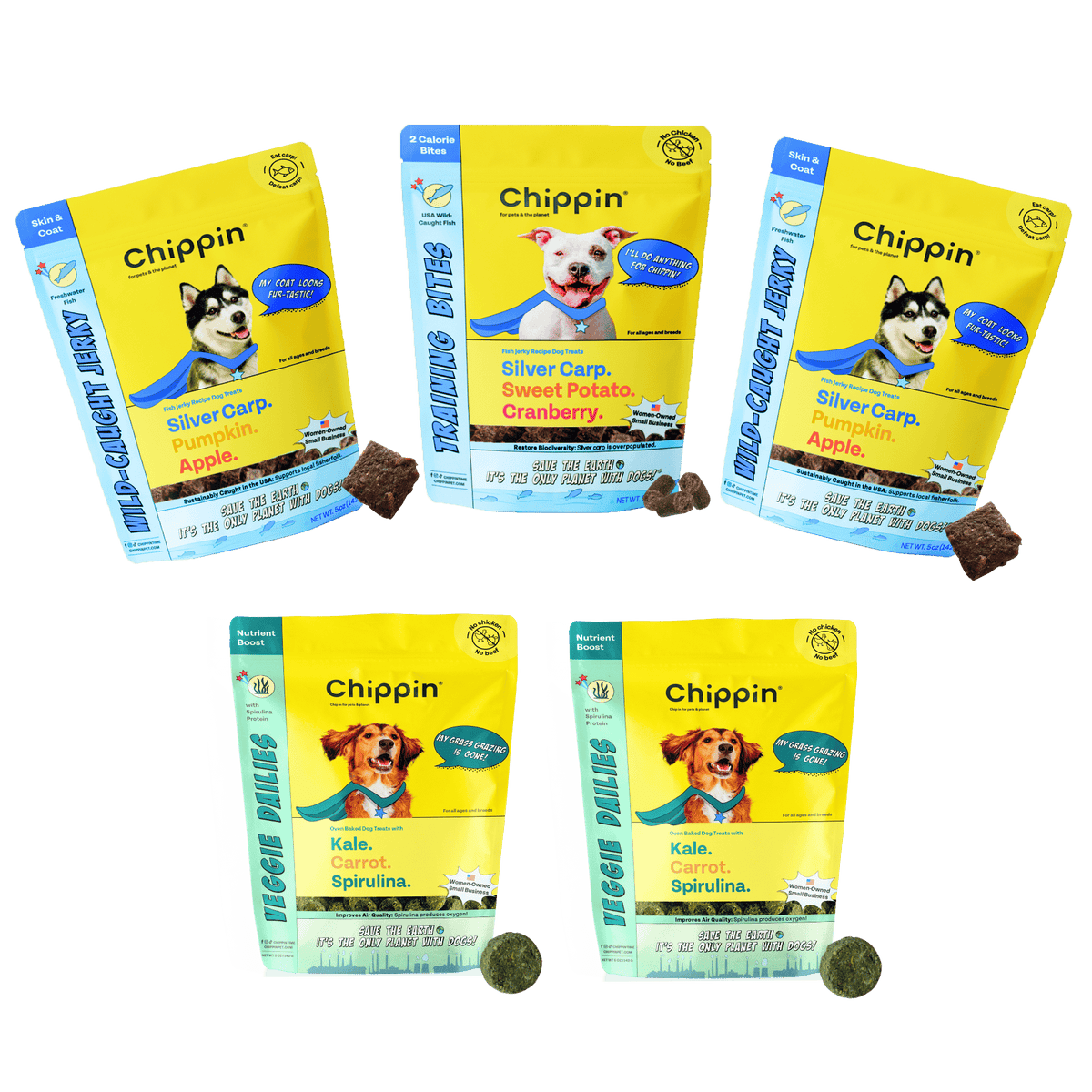 Silver Carp Fish & Veggie Variety Pack