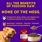 Lamb Liver Dog Food Topper - Freeze Dried - Single Ingredient