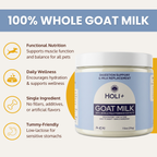 HOLI Powdered Goat Milk for Dogs & Cats | Single-Ingredient Topper & Milk Replacer
