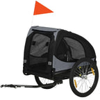 Dog Bike Trailer, Pet Stroller with Wheels for Medium Dogs