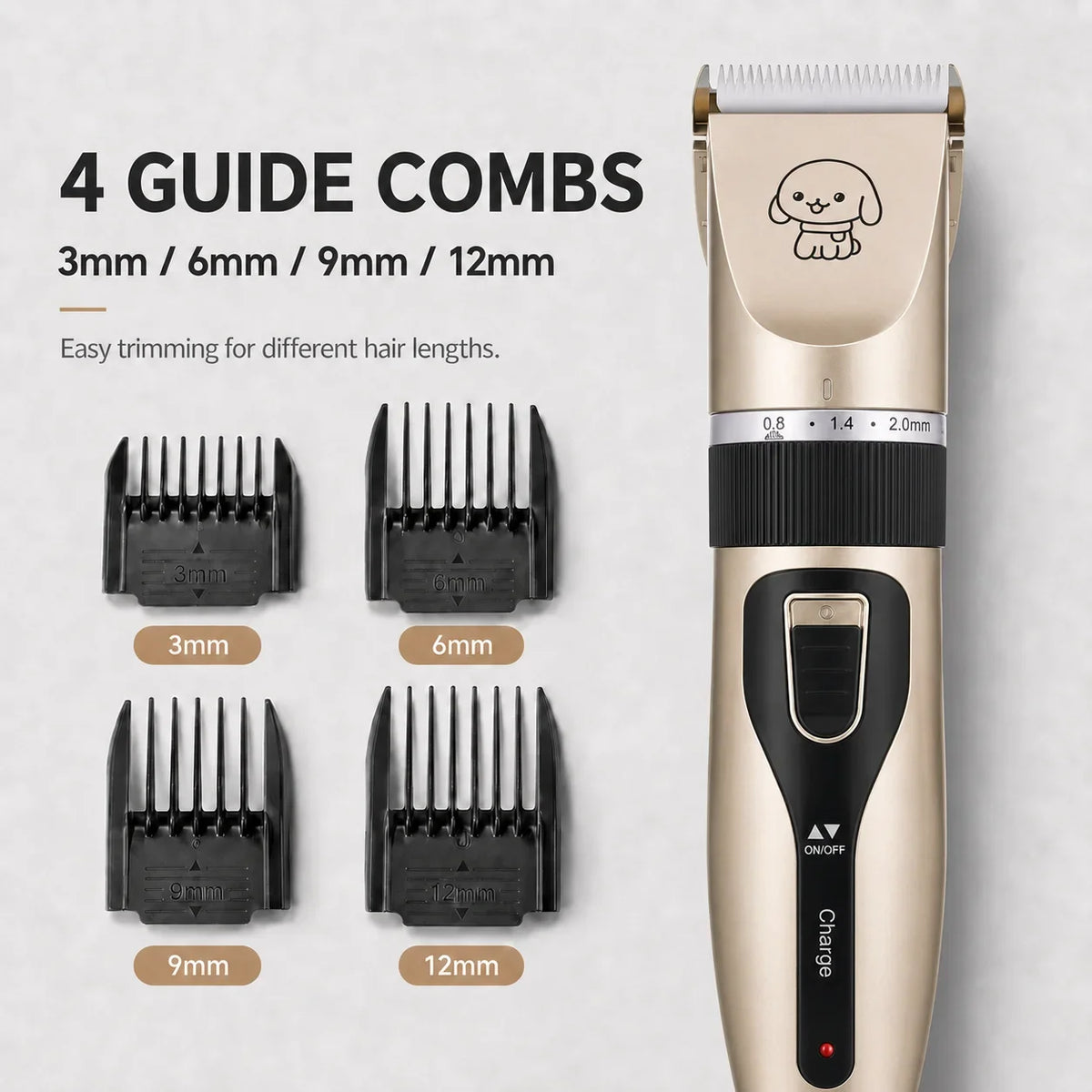 1set Pet Hair Clipper Haircut Trimmer Shaver Set for Rabbit Cat Dog Puppy Grooming Clipper Cutter Pet Supplies Electric Scissors