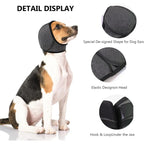 Dog Ear Muffs Noise Canceling Calming Head Wrap Anxiety Relief Hearing Protection Waterproof Adjustable Pet Earmuff for Thunder
