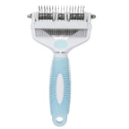 3 in 1 Pet grooming Hair Brush Dog Deshedding Remover Double Sided Shedding Comb with Stainless Steel Teeth Fur Knot Cutter