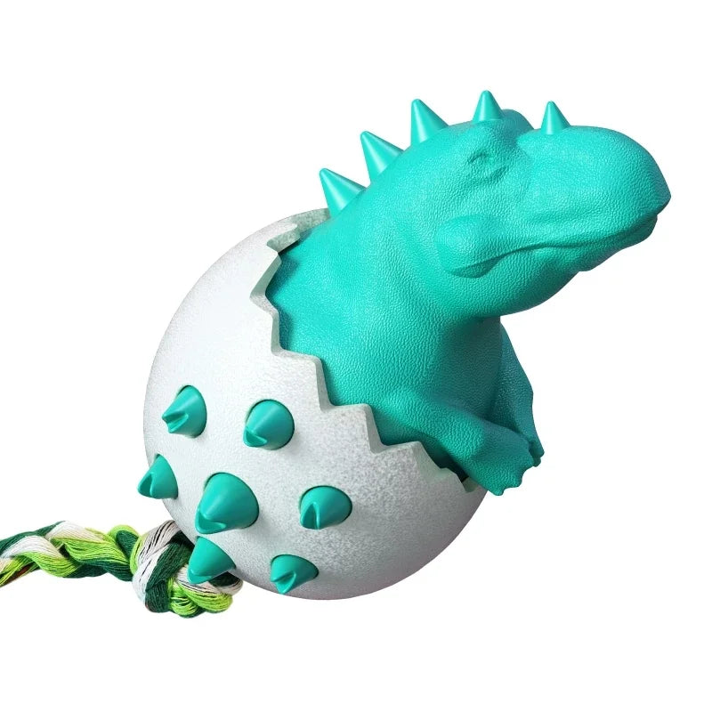 Big Dog Toy Chew Toy Molar Toothbrush Toy Tug-of-War Game Bulldog Anxiety Relief Interactive  Dinosaur Egg Shaped Pet Supplies