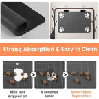Waterproof Pet Food Mat for Dogs & Cats: Keep Floors Clean