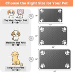 Waterproof Pet Food Mat for Dogs & Cats: Keep Floors Clean