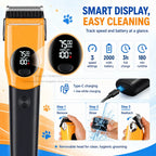 Electric Dogs Grooming Clipper Professional Hair Cutter for Pets Hair Trimmer Cordless Low Noise Shaver Cutter Machine Scissors