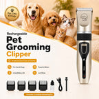1set Pet Hair Clipper Haircut Trimmer Shaver Set for Rabbit Cat Dog Puppy Grooming Clipper Cutter Pet Supplies Electric Scissors