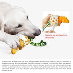 Big Dog Toy Chew Toy Molar Toothbrush Toy Tug-of-War Game Bulldog Anxiety Relief Interactive  Dinosaur Egg Shaped Pet Supplies