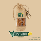 100% Yak Milk Chews for Dogs