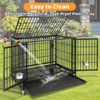 42" Stackable Dog Crate 43T+WHLP02