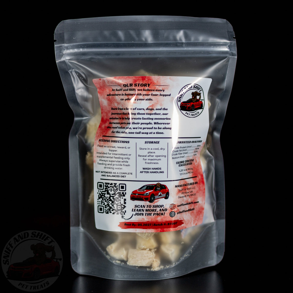Freeze-Dried Tripe Dog Treats: Raw, Single Ingredient