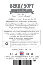 Jeffers Pet Colognes with Coat Conditioner, 16 oz Spray