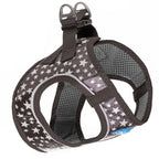 Plush Step In Glitter Glow Harness - Gunmetal