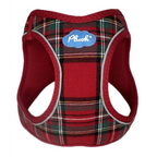 Plush Step In Harness Plaid Red