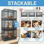 37" Stackable Heavy Duty Dog Kennel 371D08