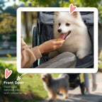 3 Wheels Pet Stroller for Small Dogs and Medium Dogs