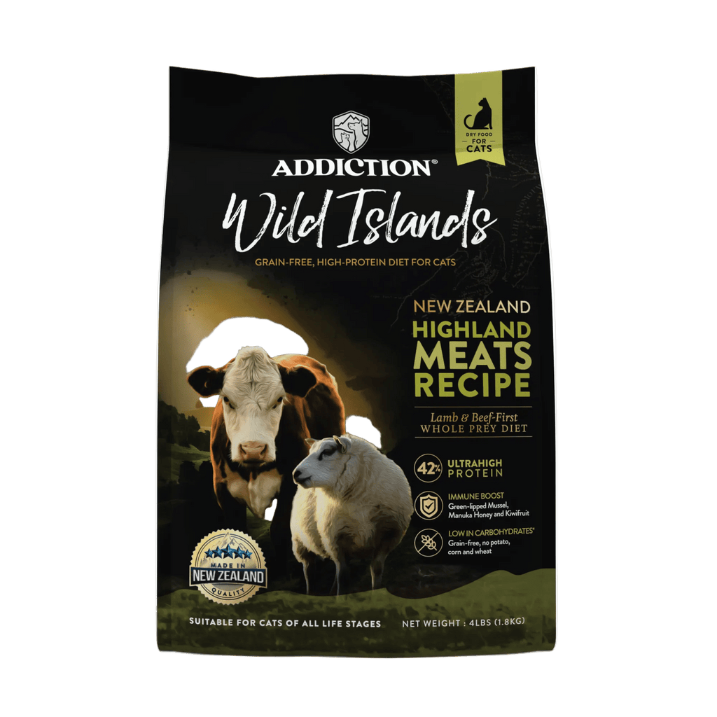 Wild Islands Highland Meats Grass-Fed Beef & Lamb Recipe Dry Cat Food