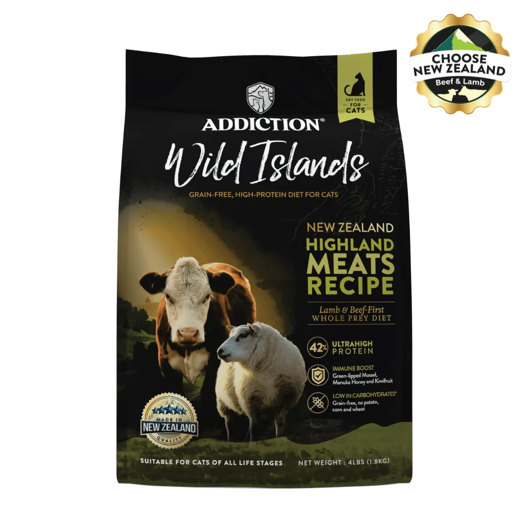 Wild Islands Highland Meats Grass-Fed Beef & Lamb Recipe Dry Cat Food