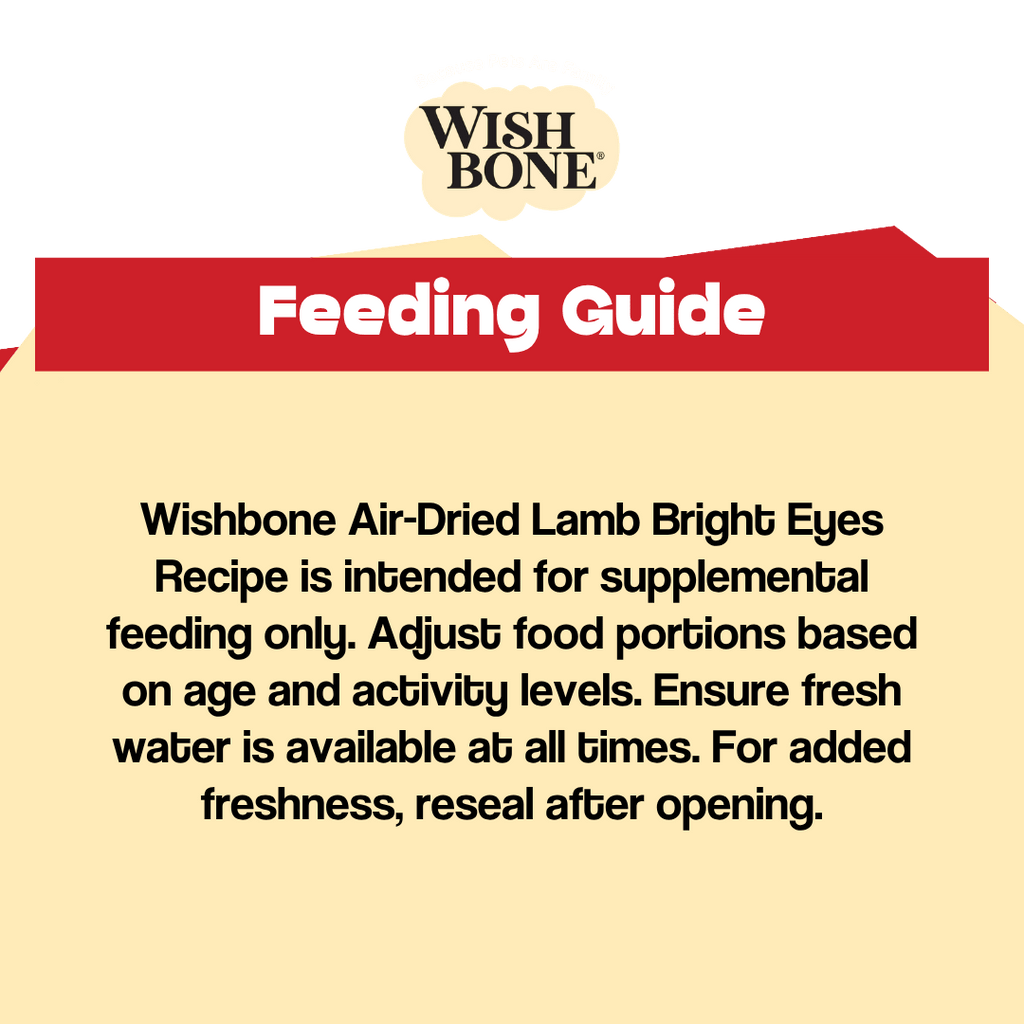 Wishbone Air-Dried Lamb Recipe Dog Food - 454g