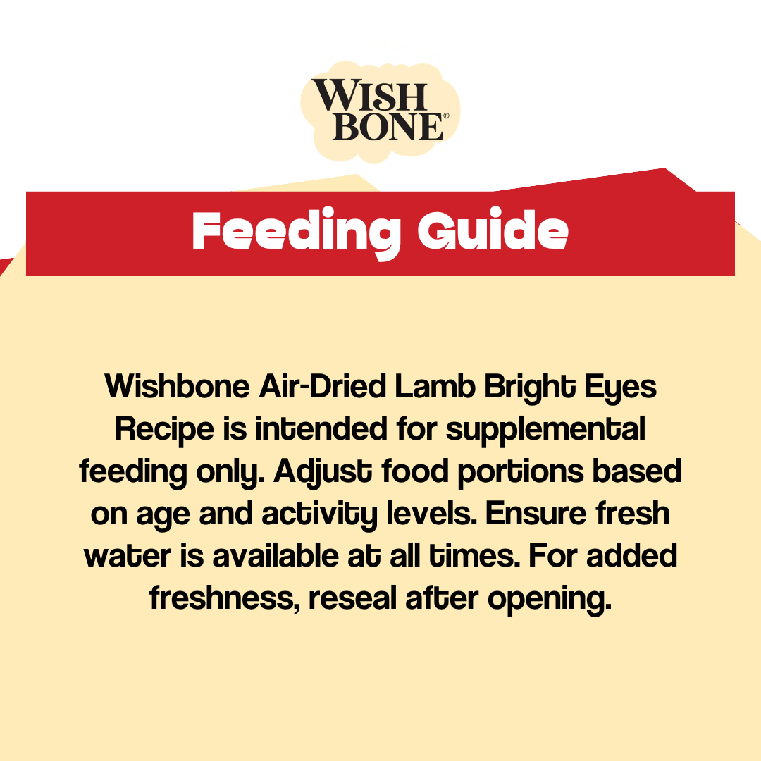 Wishbone Air-Dried Lamb Recipe Dog Food - 454g