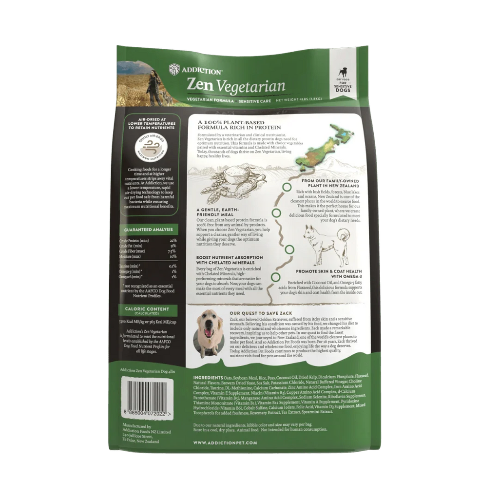 Zen Vegetarian Dry Dog Food